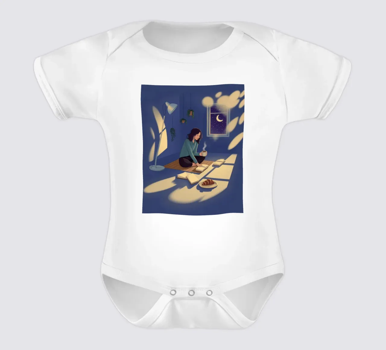 Espace créatif nocturne body bébé de Fine Sanctuary