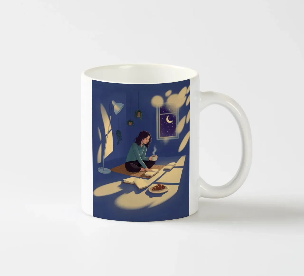 Spazio creativo notturno tazza in ceramica da Fine Sanctuary