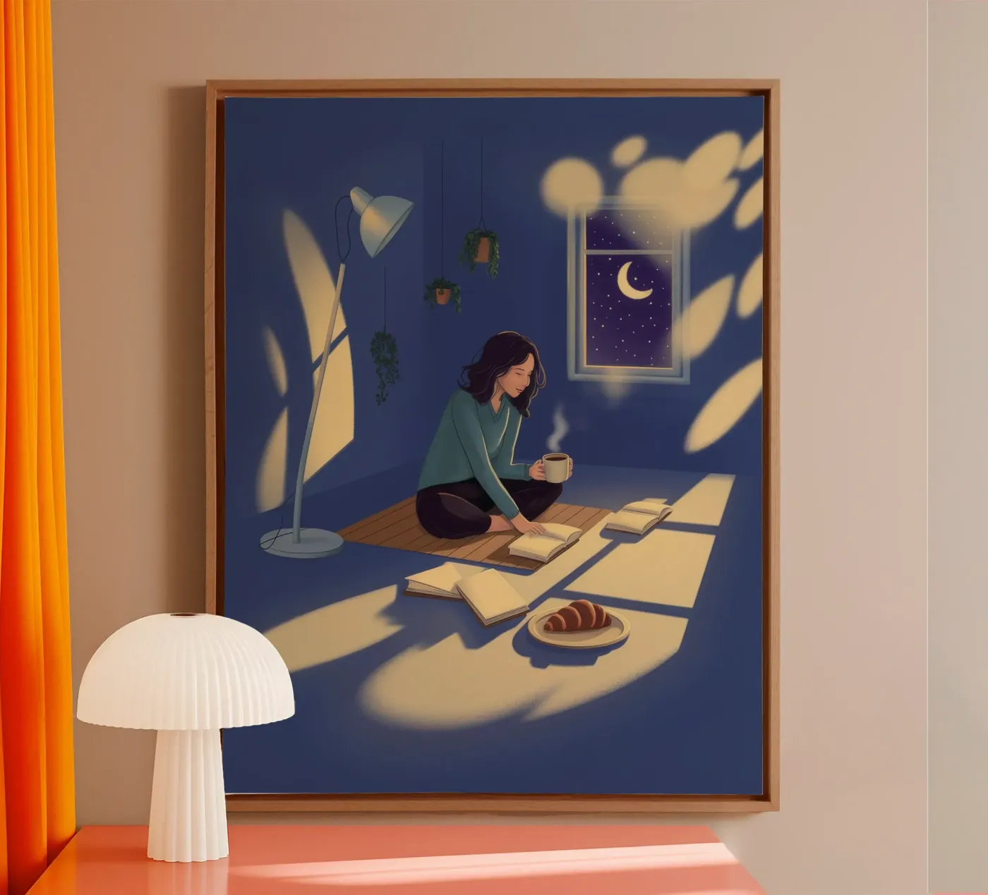 Nocturnal Creative Space canvas by Fine Sanctuary