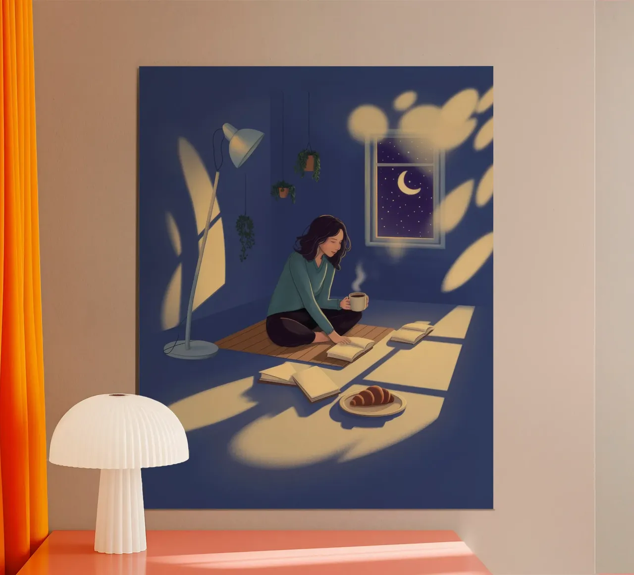 Spazio creativo notturno poster da Fine Sanctuary