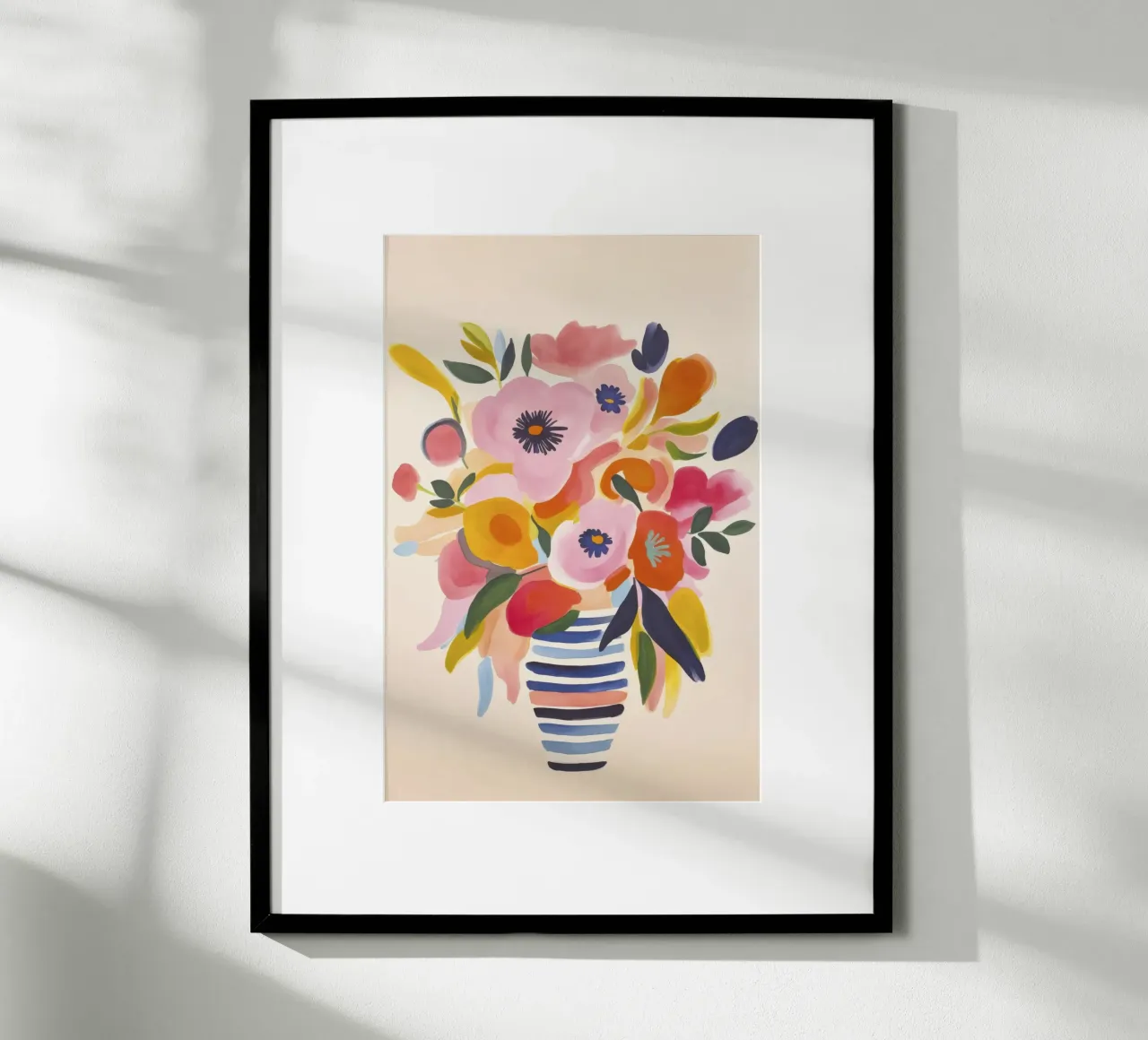 Momento giardino scandi poster con telaio in alluminio da Andrea Haase Modern Home
