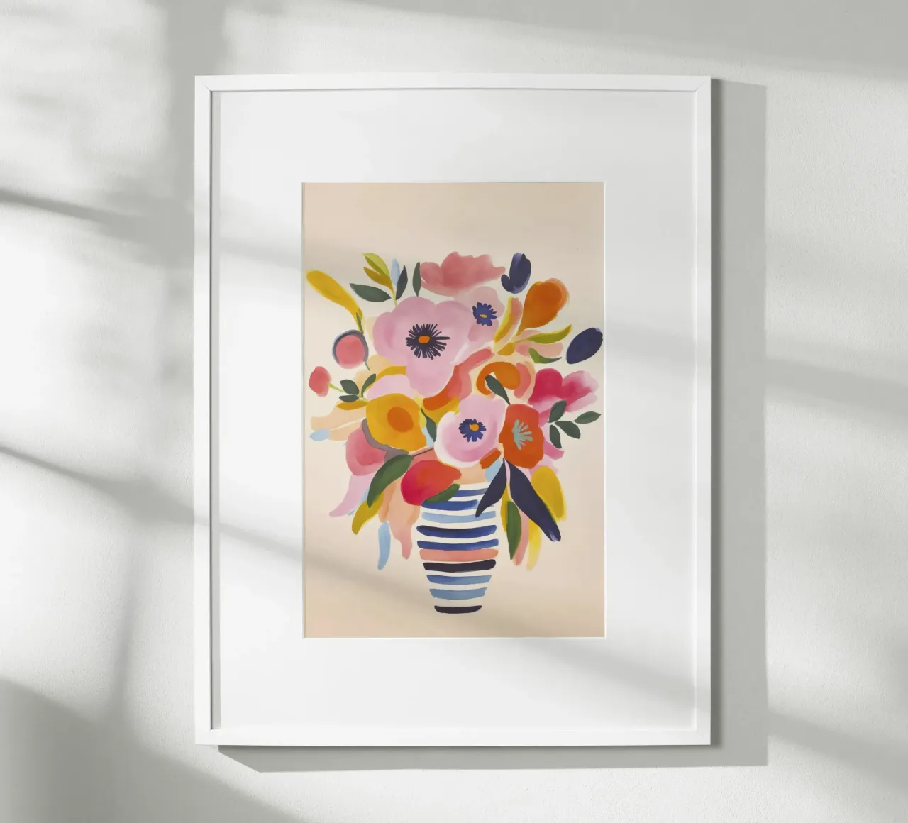 Momento giardino scandi poster con telaio in alluminio da Andrea Haase Modern Home