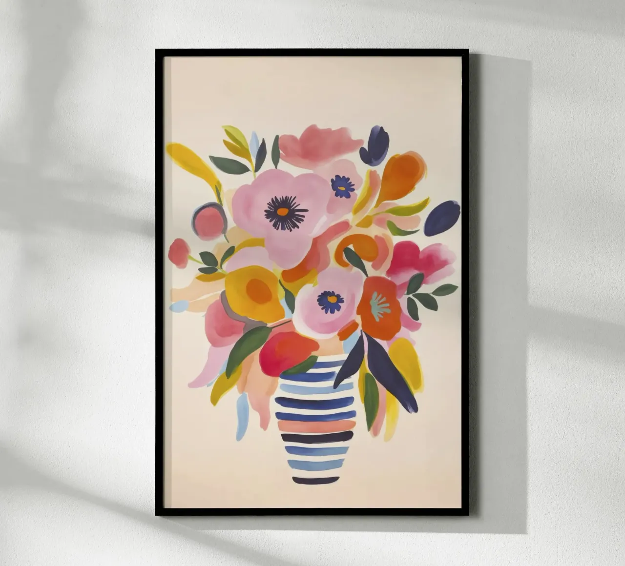 Momento giardino scandi poster con telaio in alluminio da Andrea Haase Modern Home