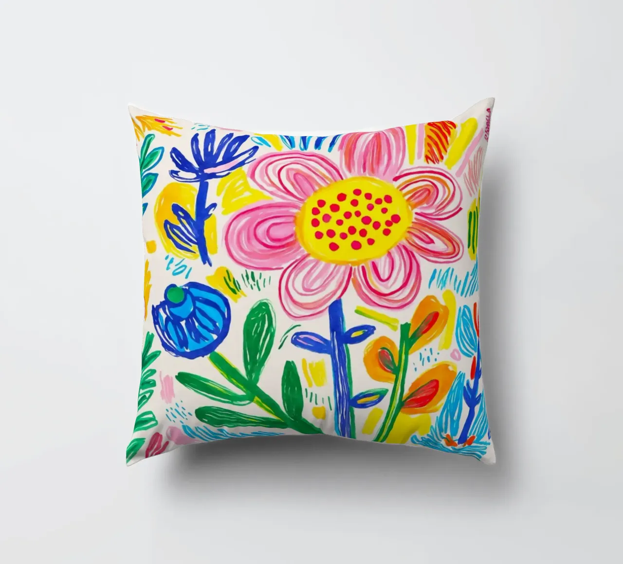 Bold Pop Summer Blooms cuscino da Andrea Haase Modern Home