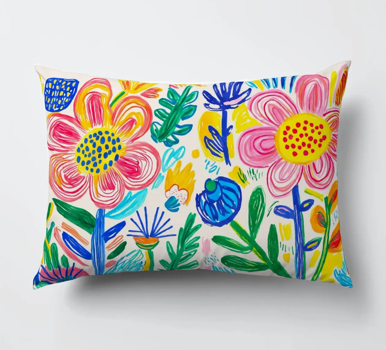 Bold Pop Summer Blooms cuscino da Andrea Haase Modern Home