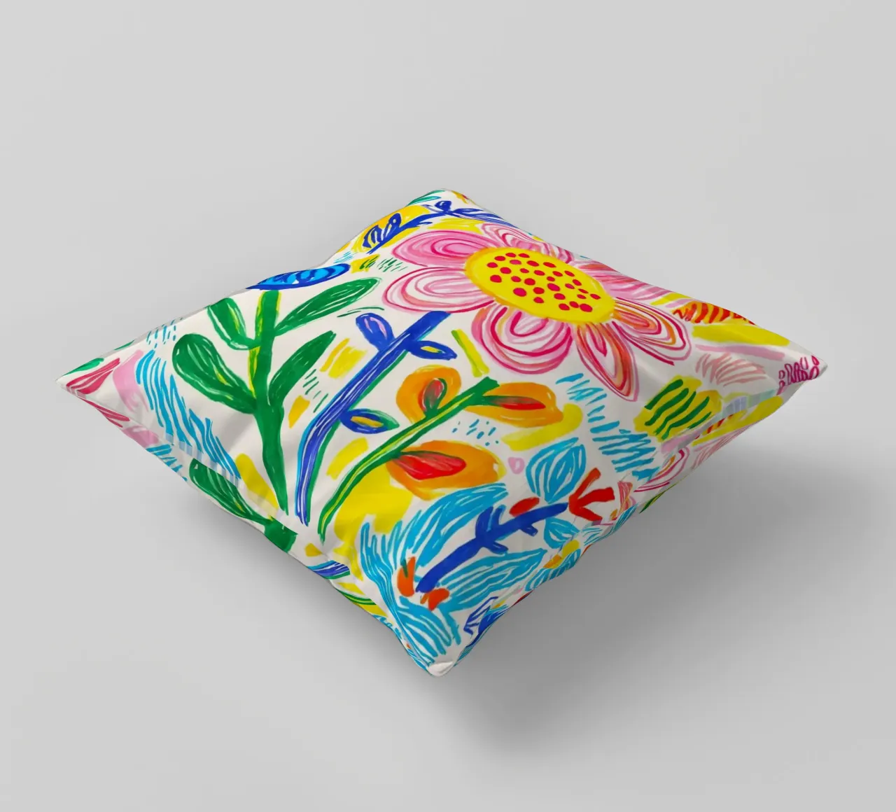 Bold Pop Summer Blooms cuscino da Andrea Haase Modern Home