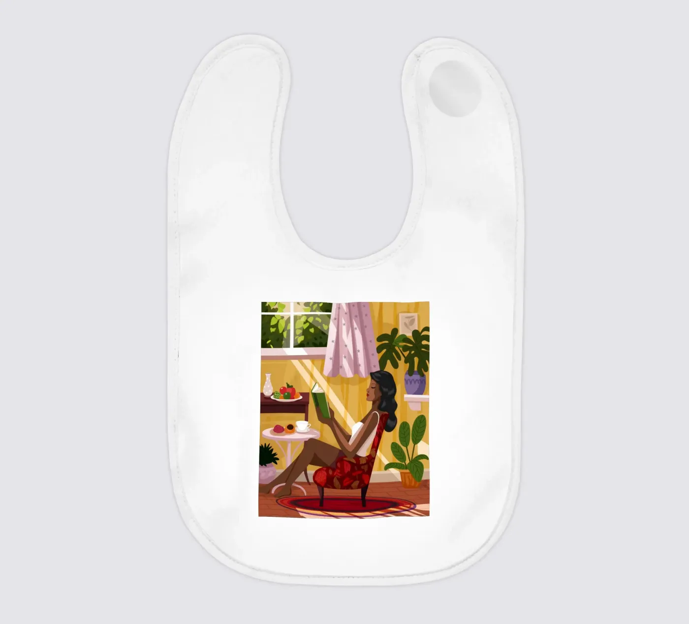 Sunlit Reading Nook bavaglino da Fine Sanctuary