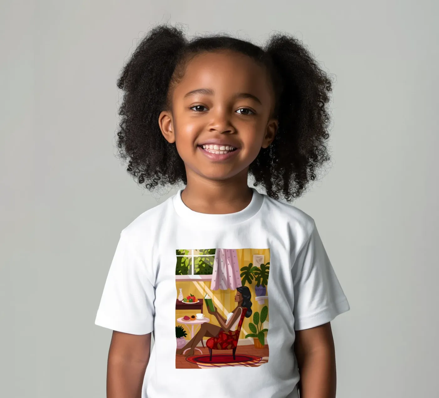 Zonovergoten leeshoek kinder t-shirt van Fine Sanctuary