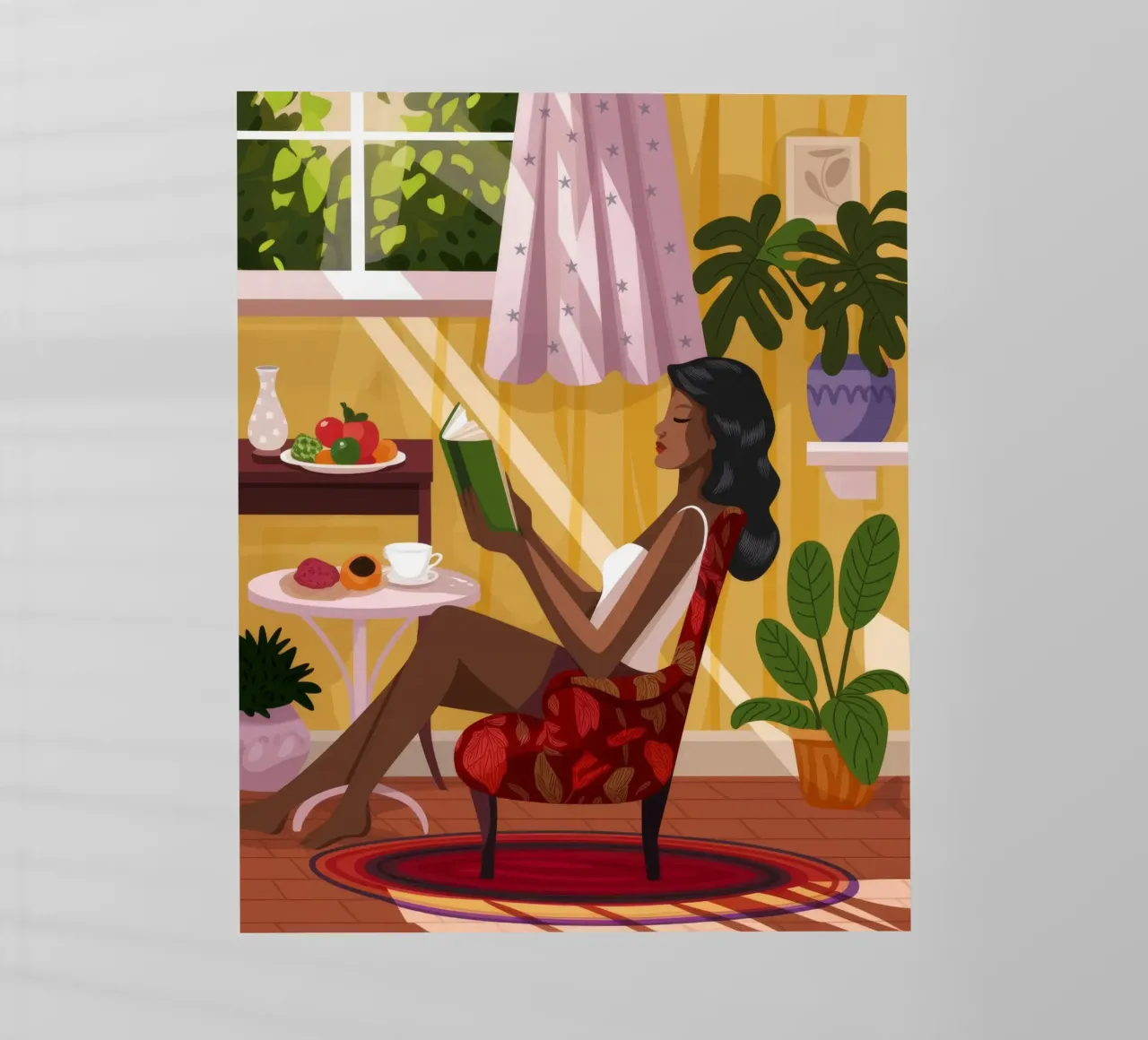 Sunlit Reading Nook pellicola backlit da Fine Sanctuary