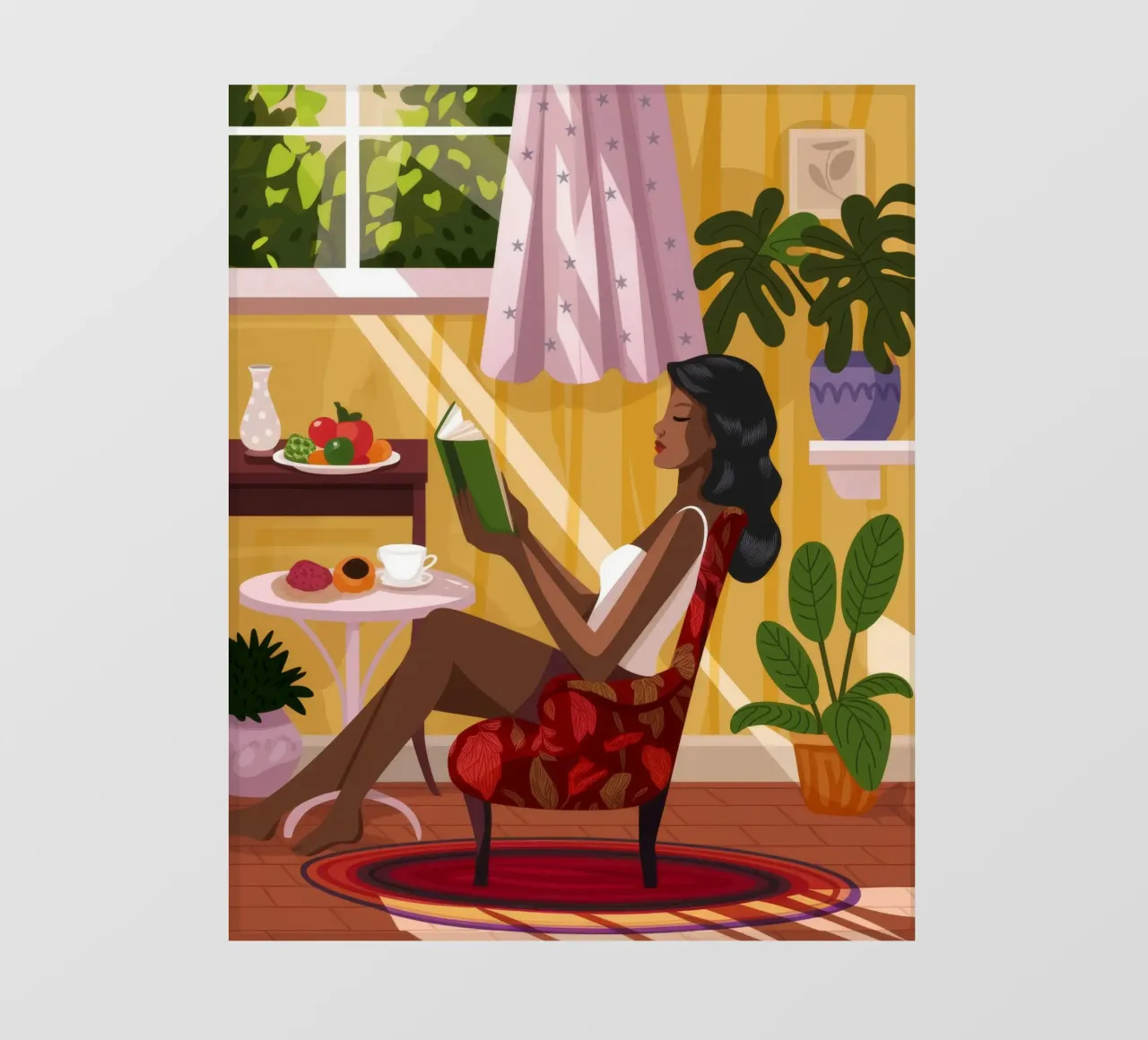 Sunlit Reading Nook pellicola backlit da Fine Sanctuary