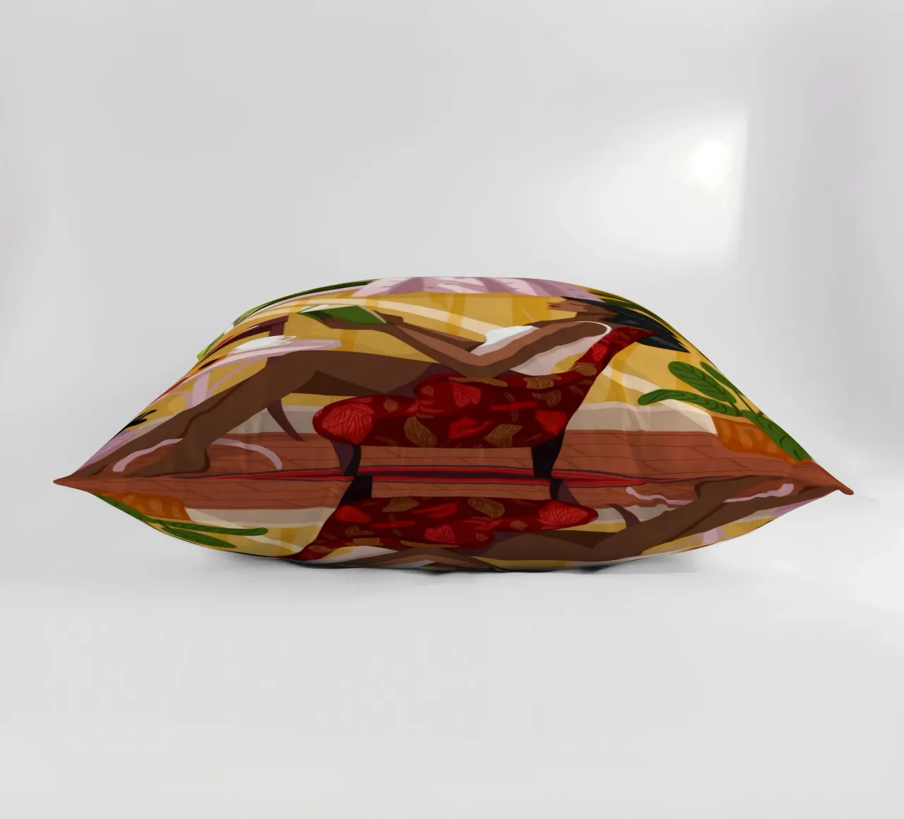 Sunlit Reading Nook decorative cushion by Fine Sanctuary
