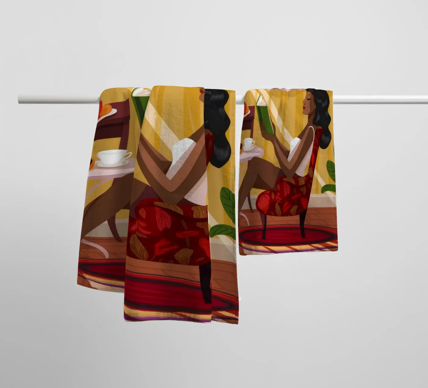 Sunlit Reading Nook towel by Fine Sanctuary