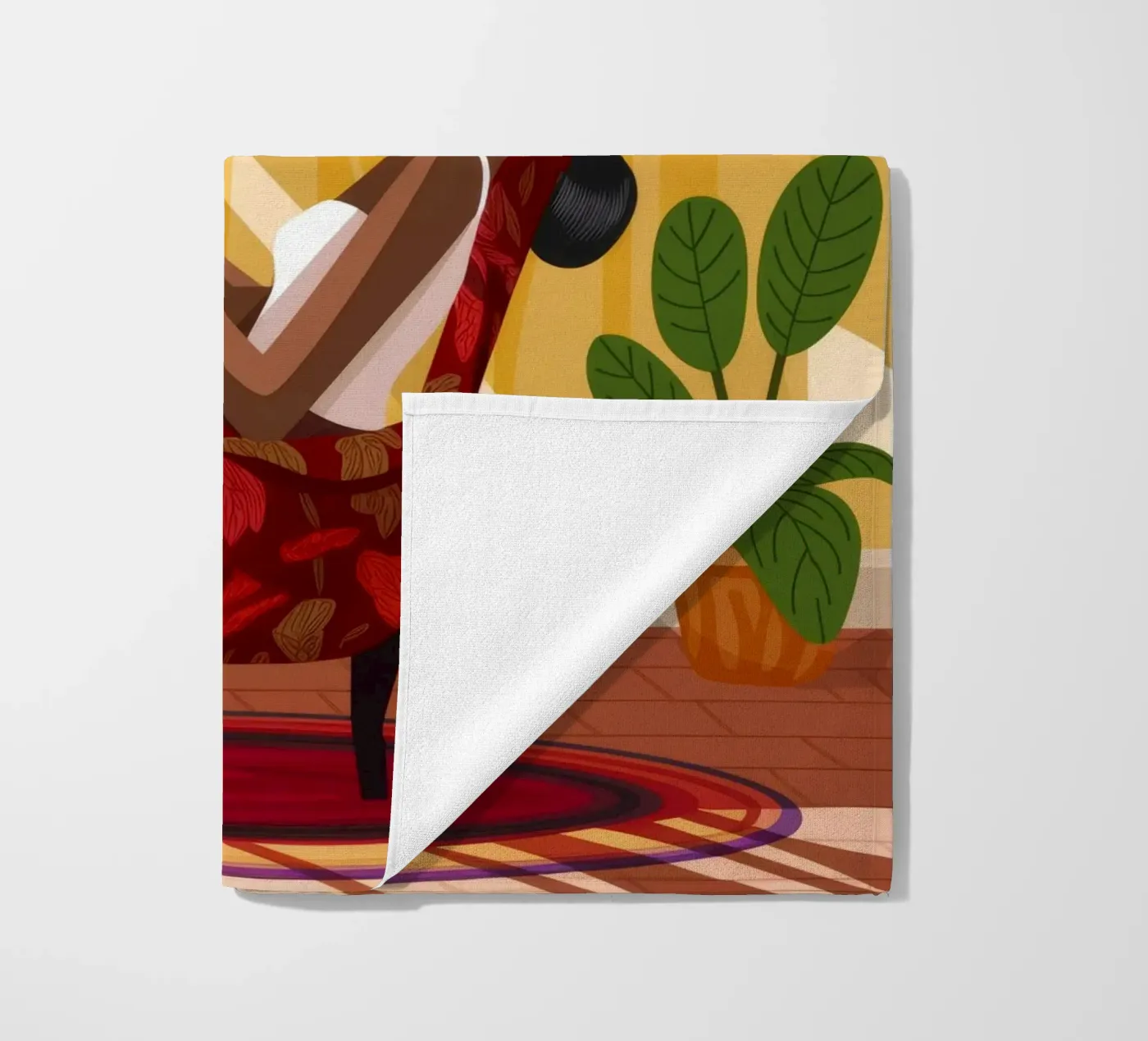 Sunlit Reading Nook telo mare da Fine Sanctuary