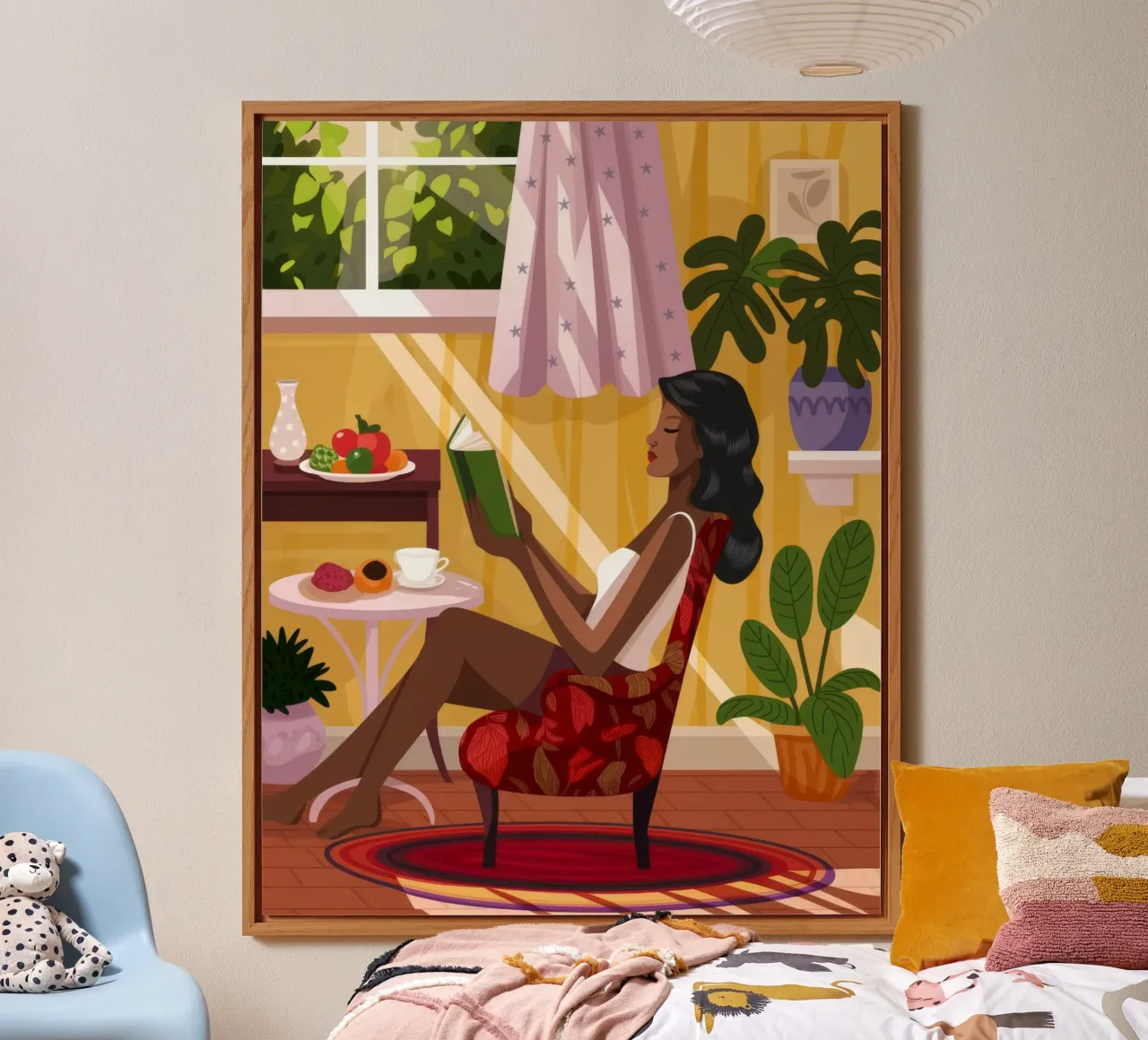 Sunlit Reading Nook forex plate by Fine Sanctuary