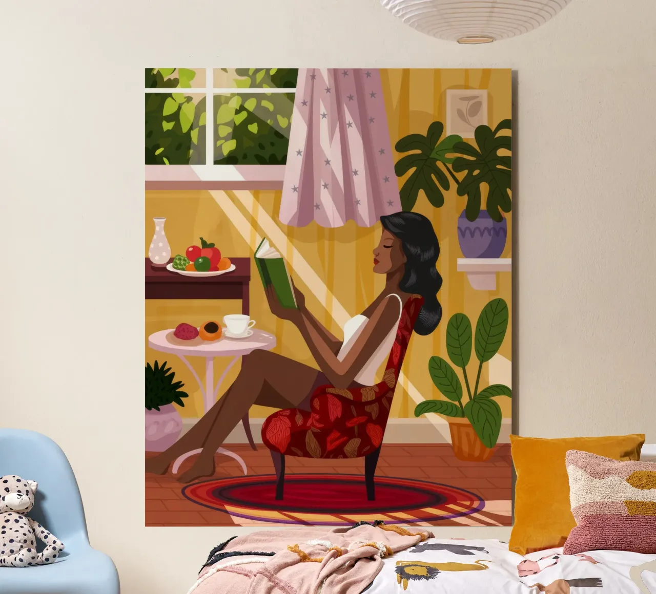 Sunlit Reading Nook forex plate by Fine Sanctuary