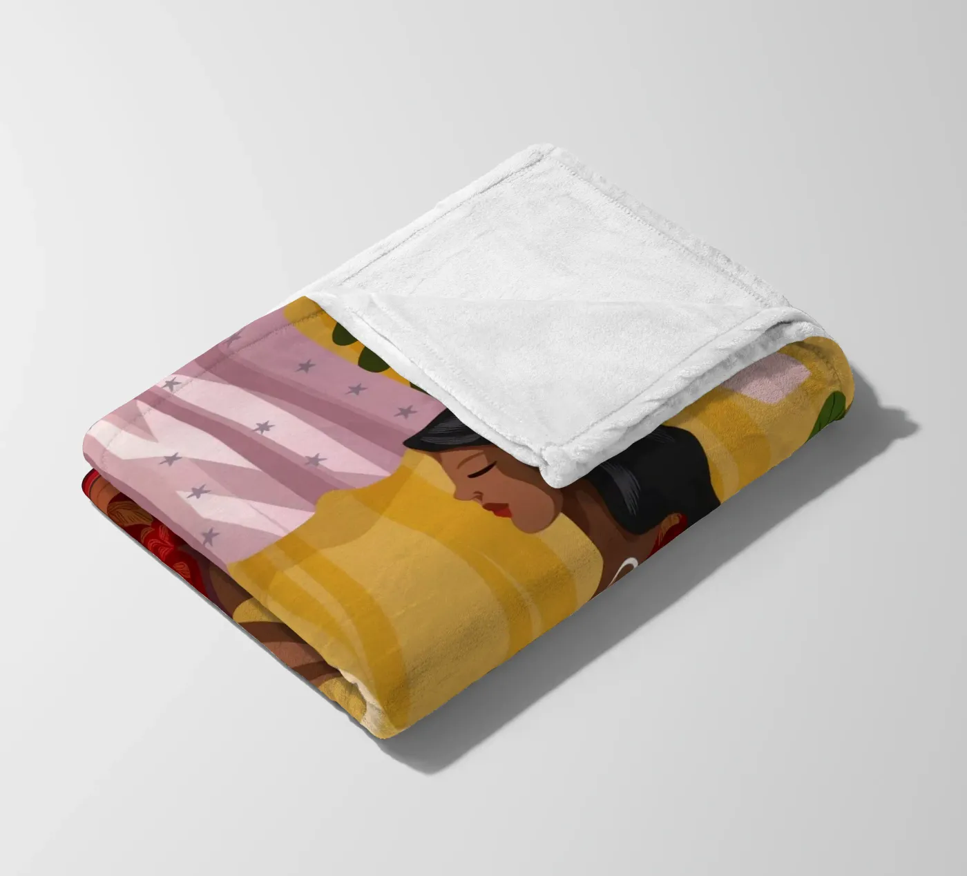 Sunlit Reading Nook fleece blanket by Fine Sanctuary