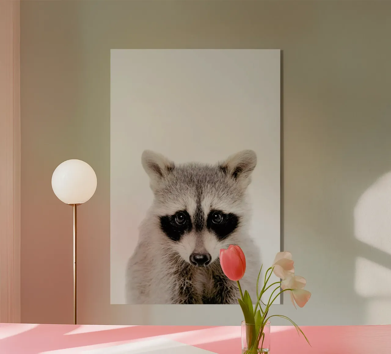 Raccoon plexiglass da Paws & Claws