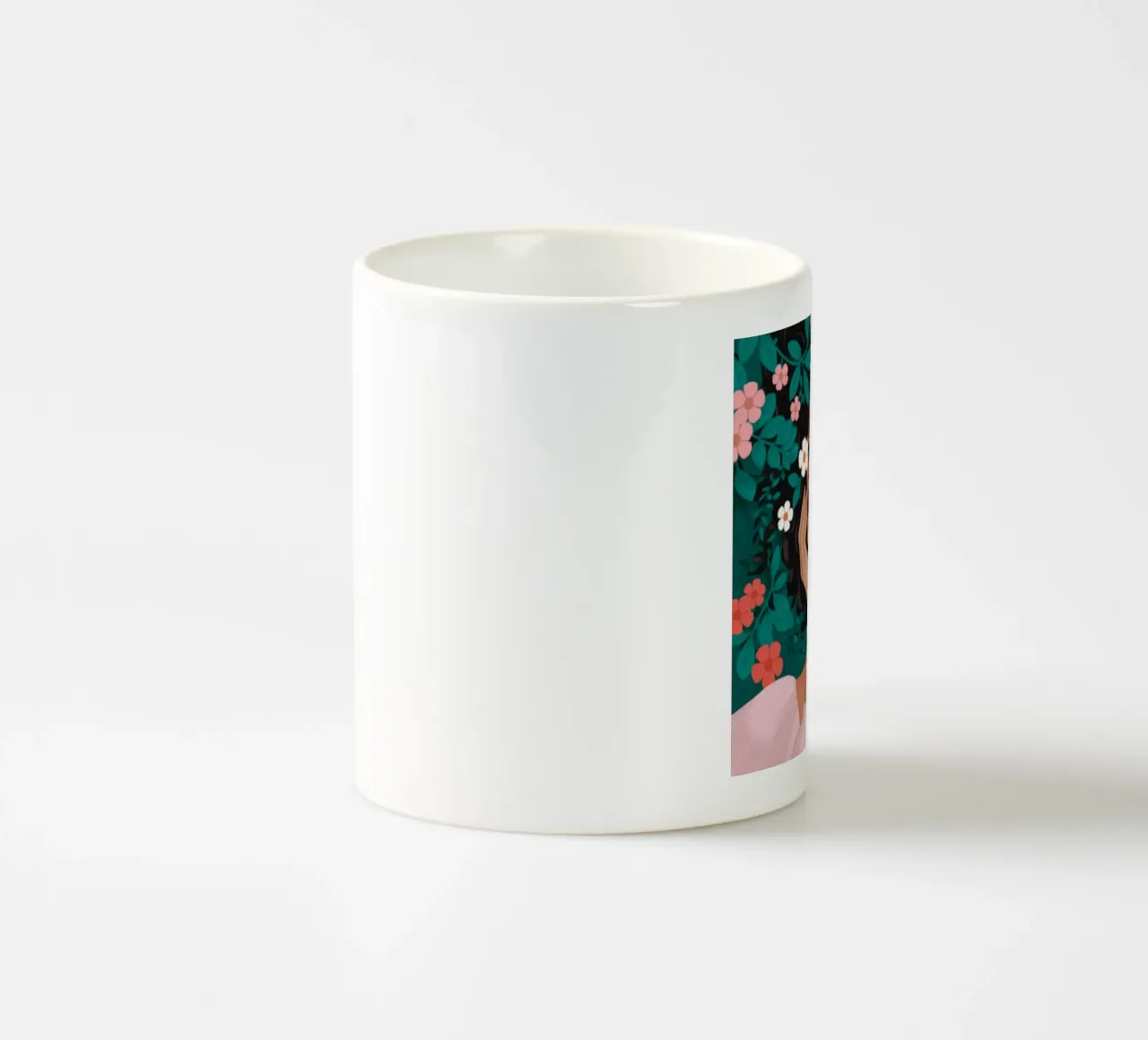 Sogno ad occhi aperti floreale tazza in ceramica da Fine Sanctuary