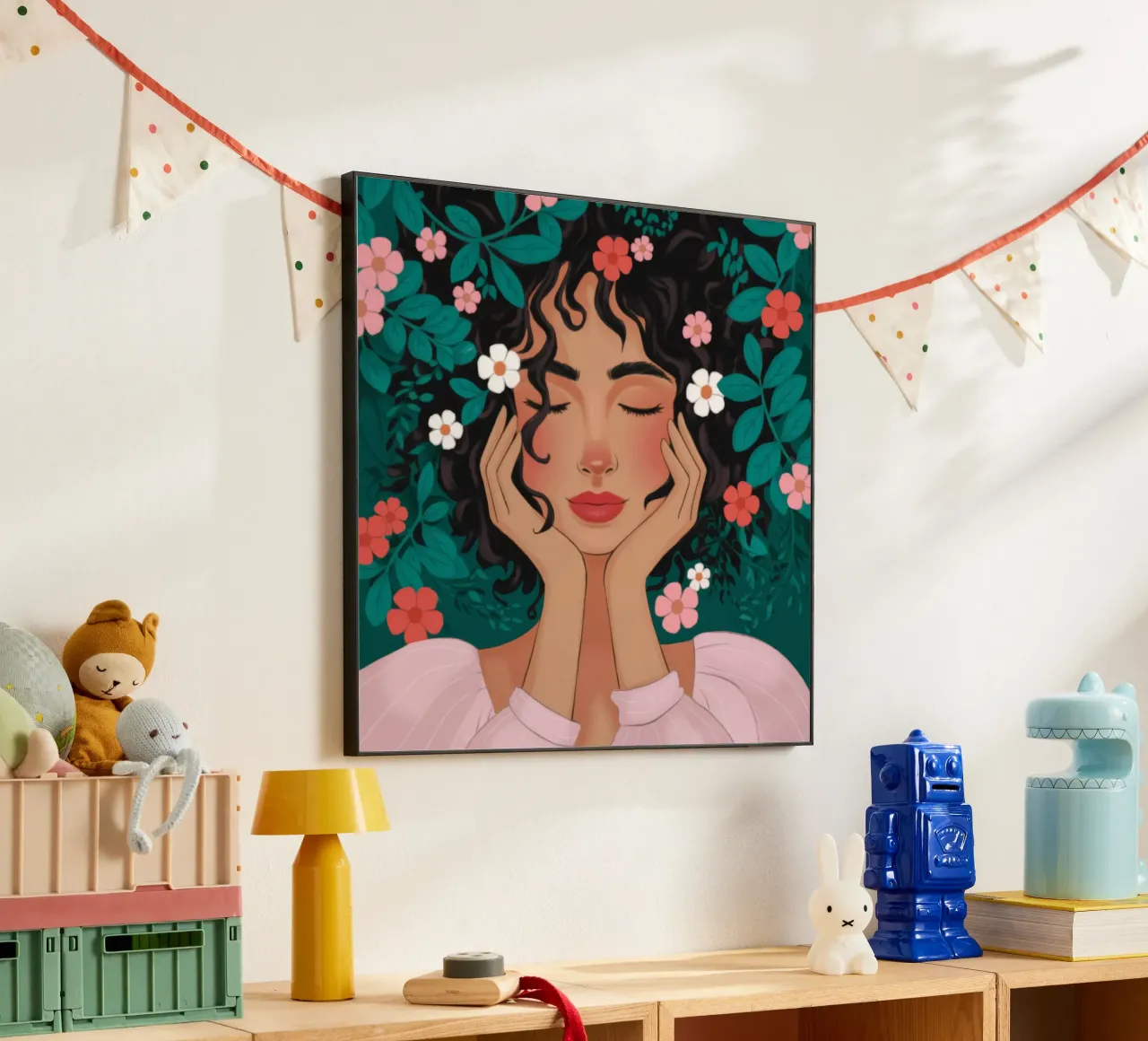 Floral Daydream Reverie forex plate by Fine Sanctuary