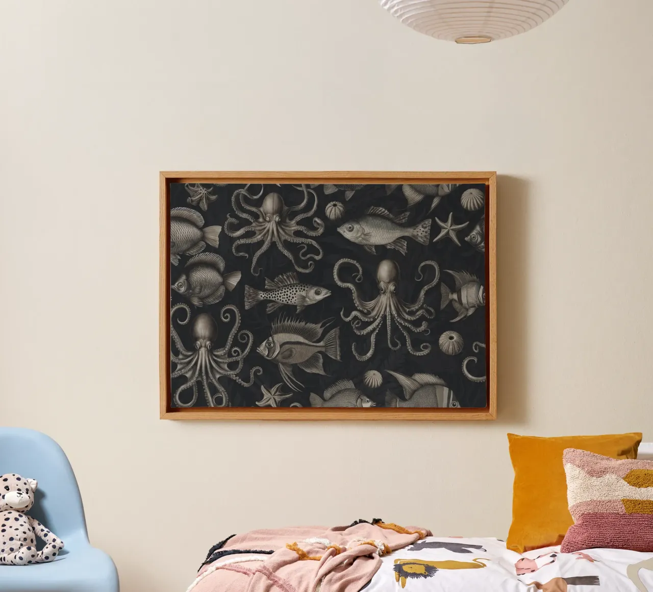 Dunkel-launische Unterwasser-Magie Leinwand von Andrea Haase Vintage World
