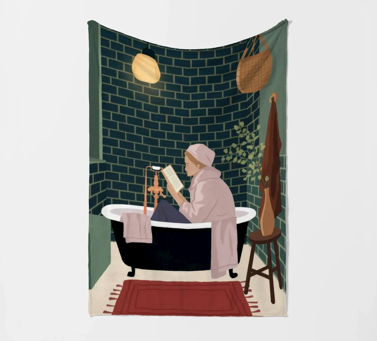 Luxurious Bath Time Fleecedecke von Fine Sanctuary