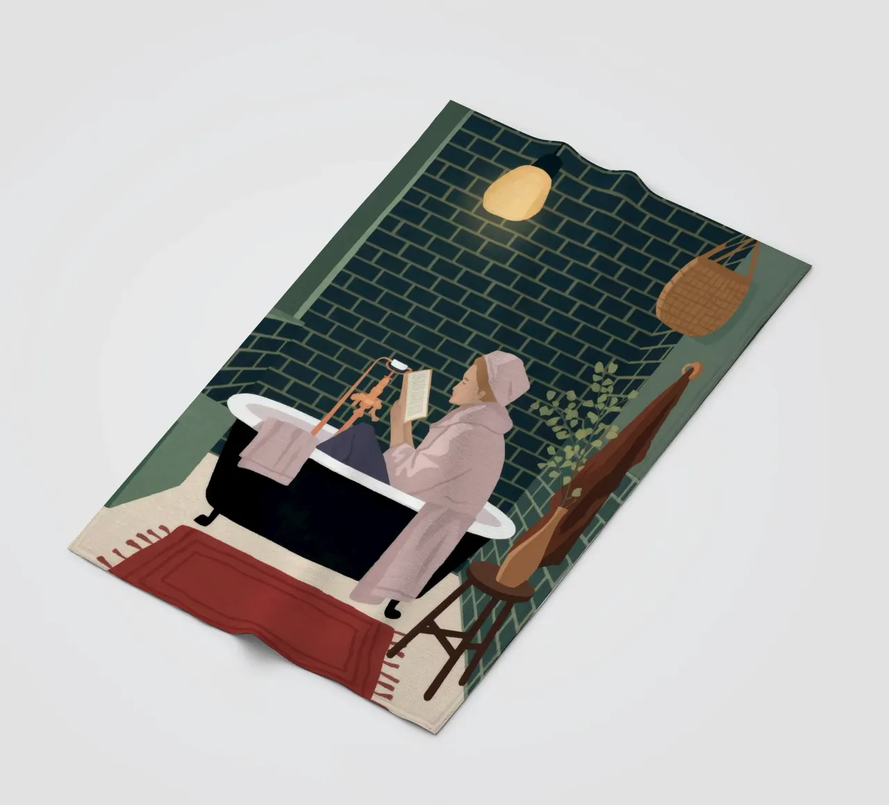 Luxurious Bath Time Fleecedecke von Fine Sanctuary