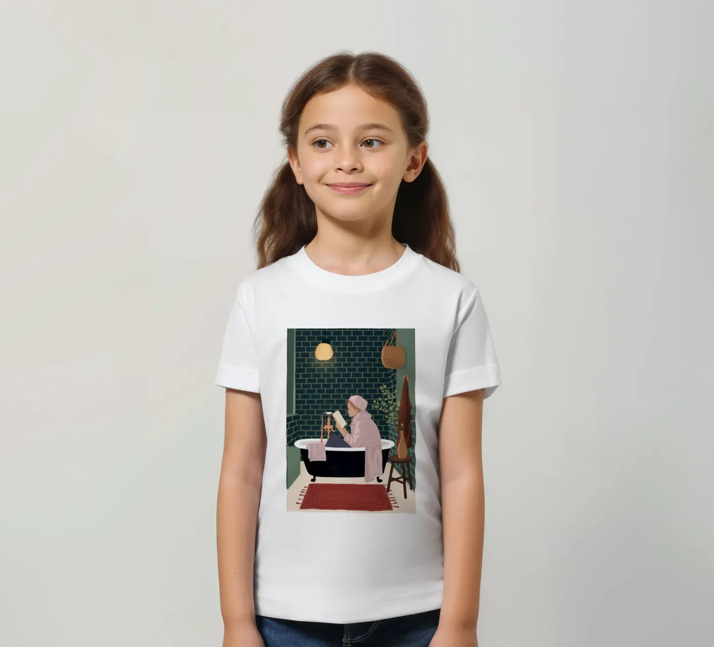 Un bagno di lusso t-shirt bambini da Fine Sanctuary