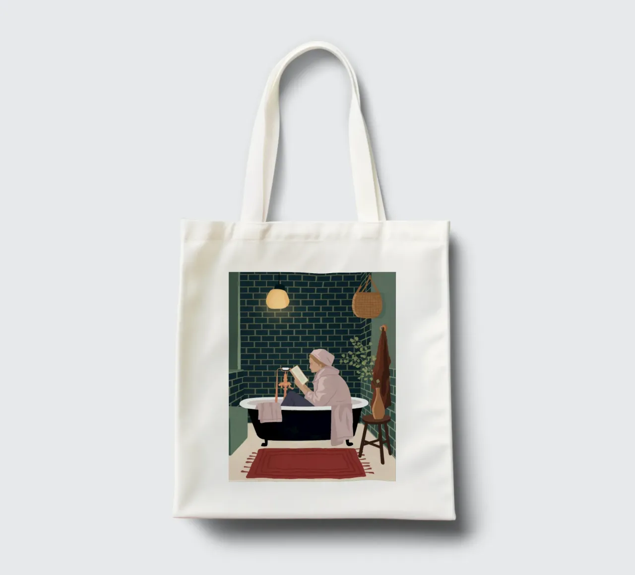 Luxurious Bath Time tote bag by Fine Sanctuary