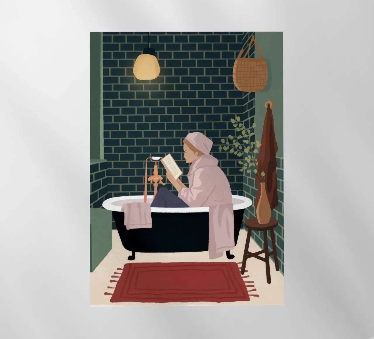 Un bagno di lusso pellicola backlit da Fine Sanctuary