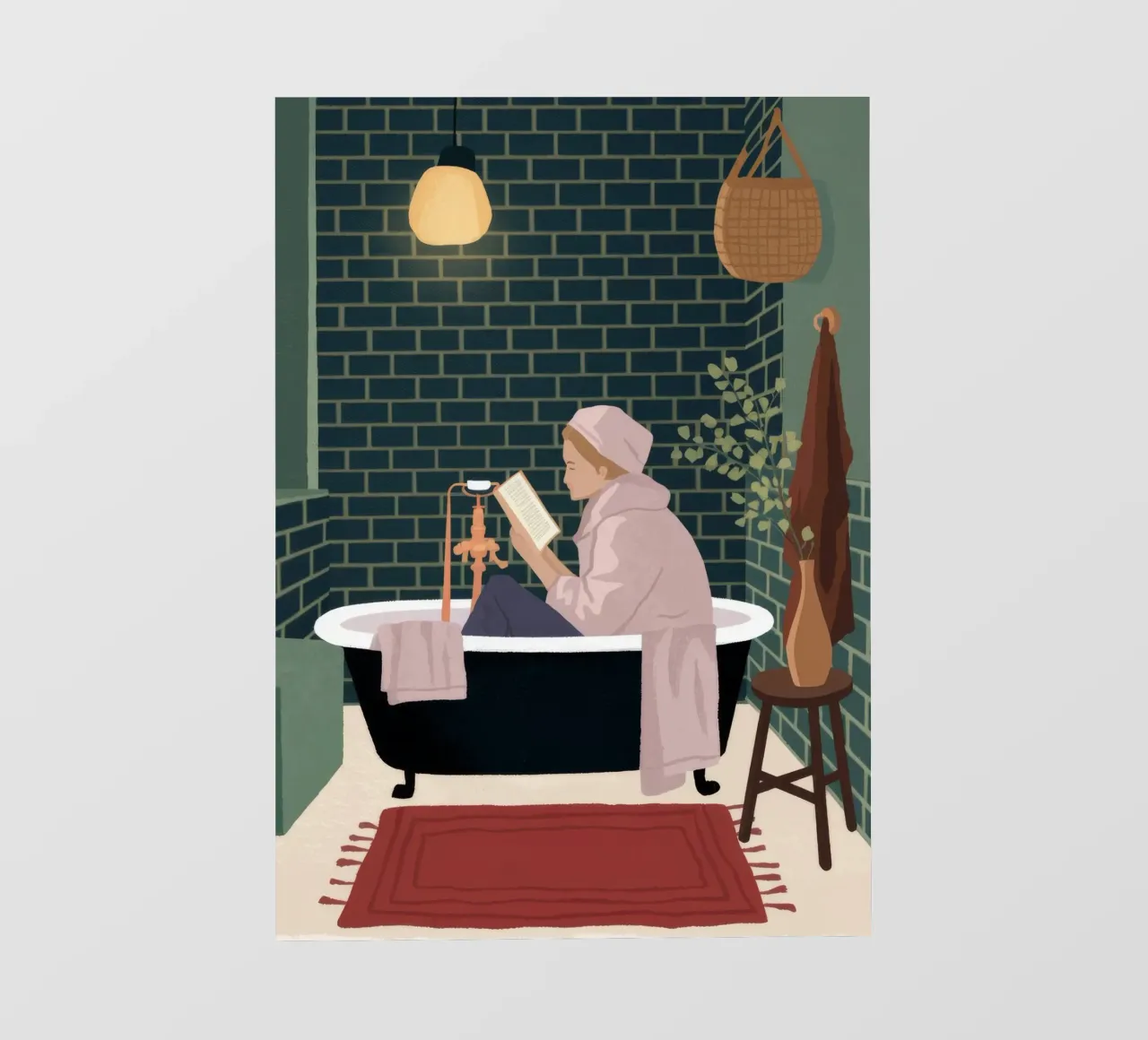 Luxe badtijd fotobehang van Fine Sanctuary