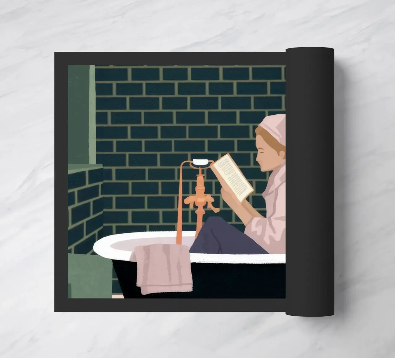 Luxurious Bath Time doormat by Fine Sanctuary