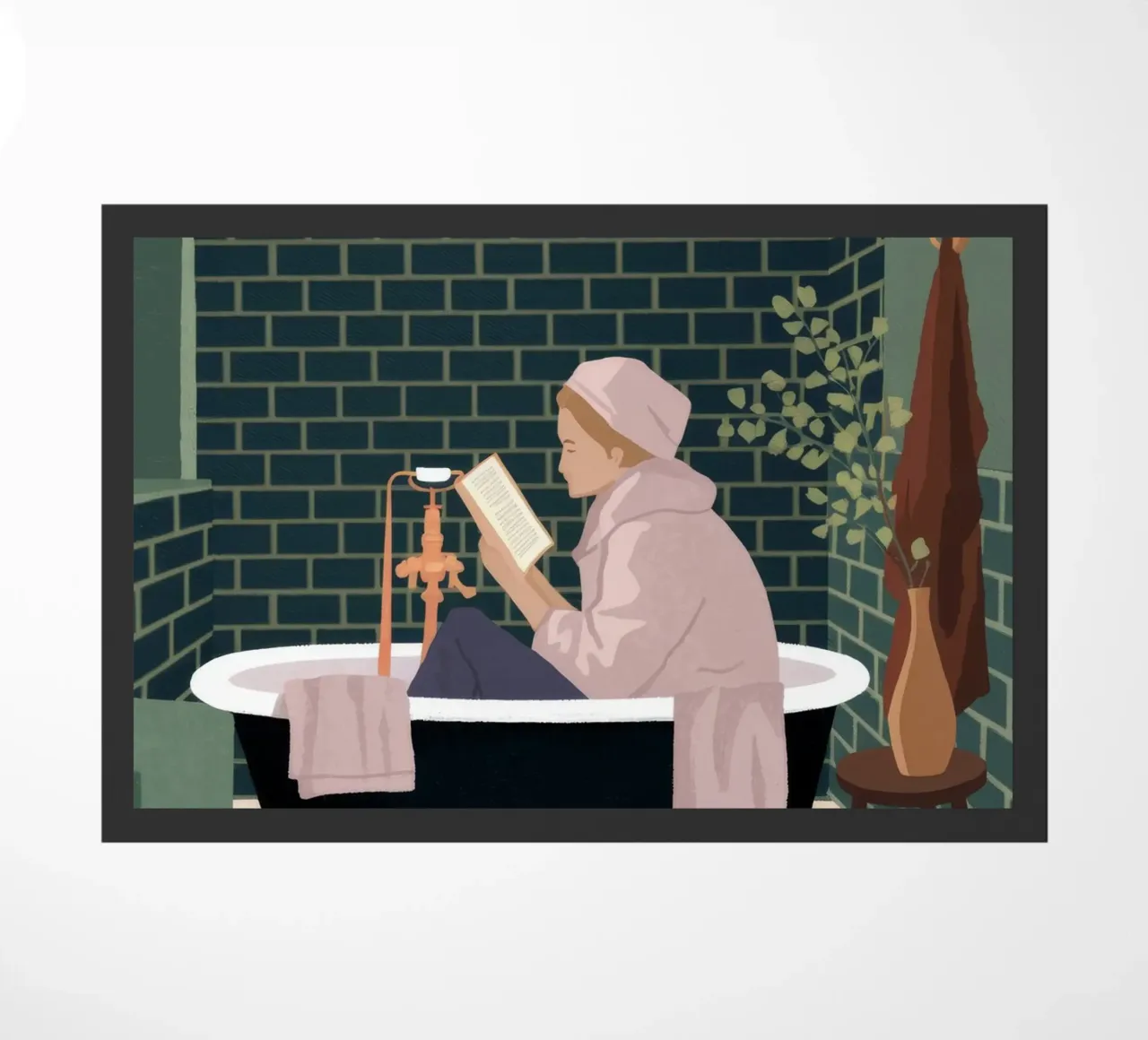 Luxurious Bath Time doormat by Fine Sanctuary