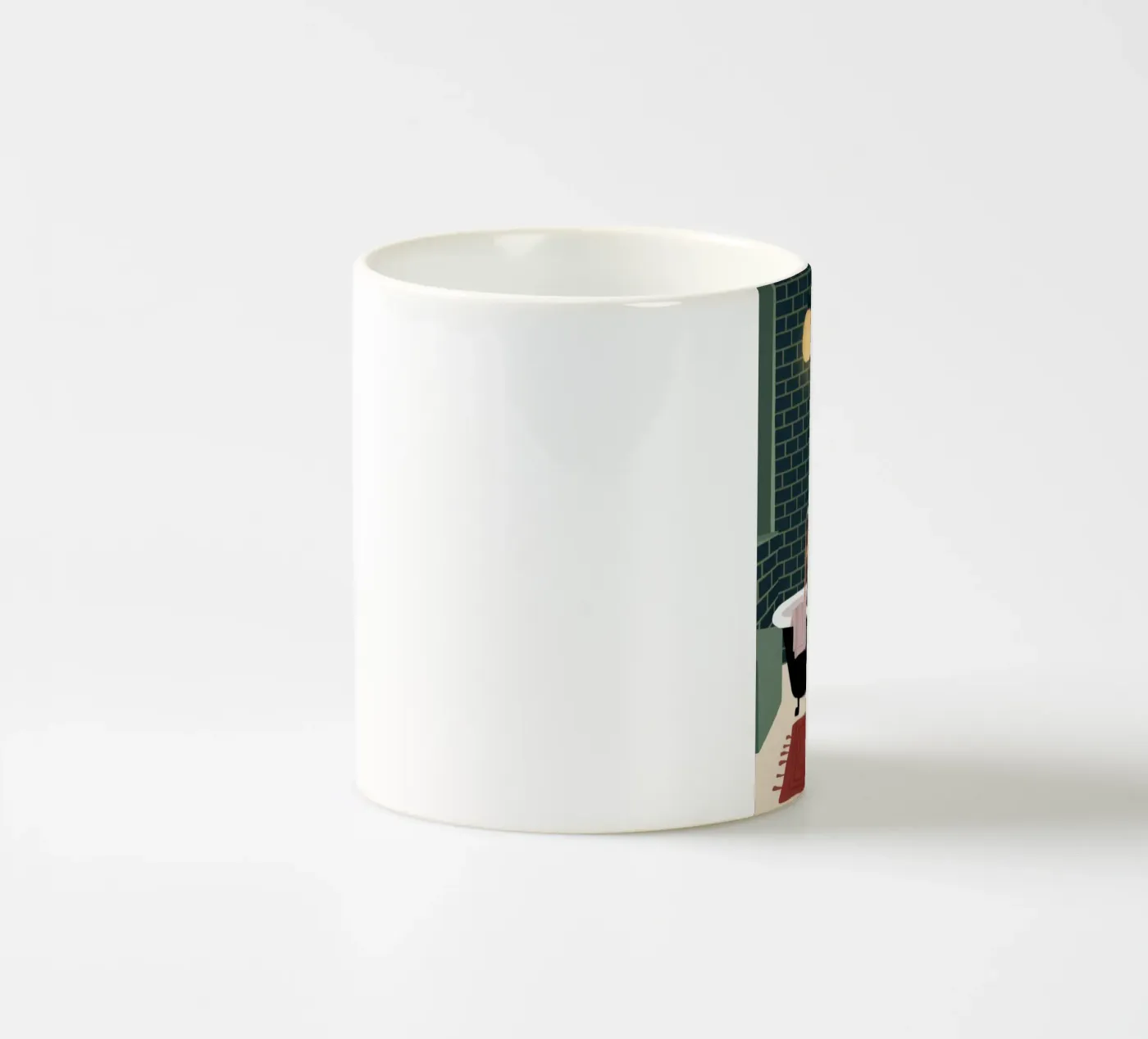 Luxurious Bath Time ceramic mug by Fine Sanctuary