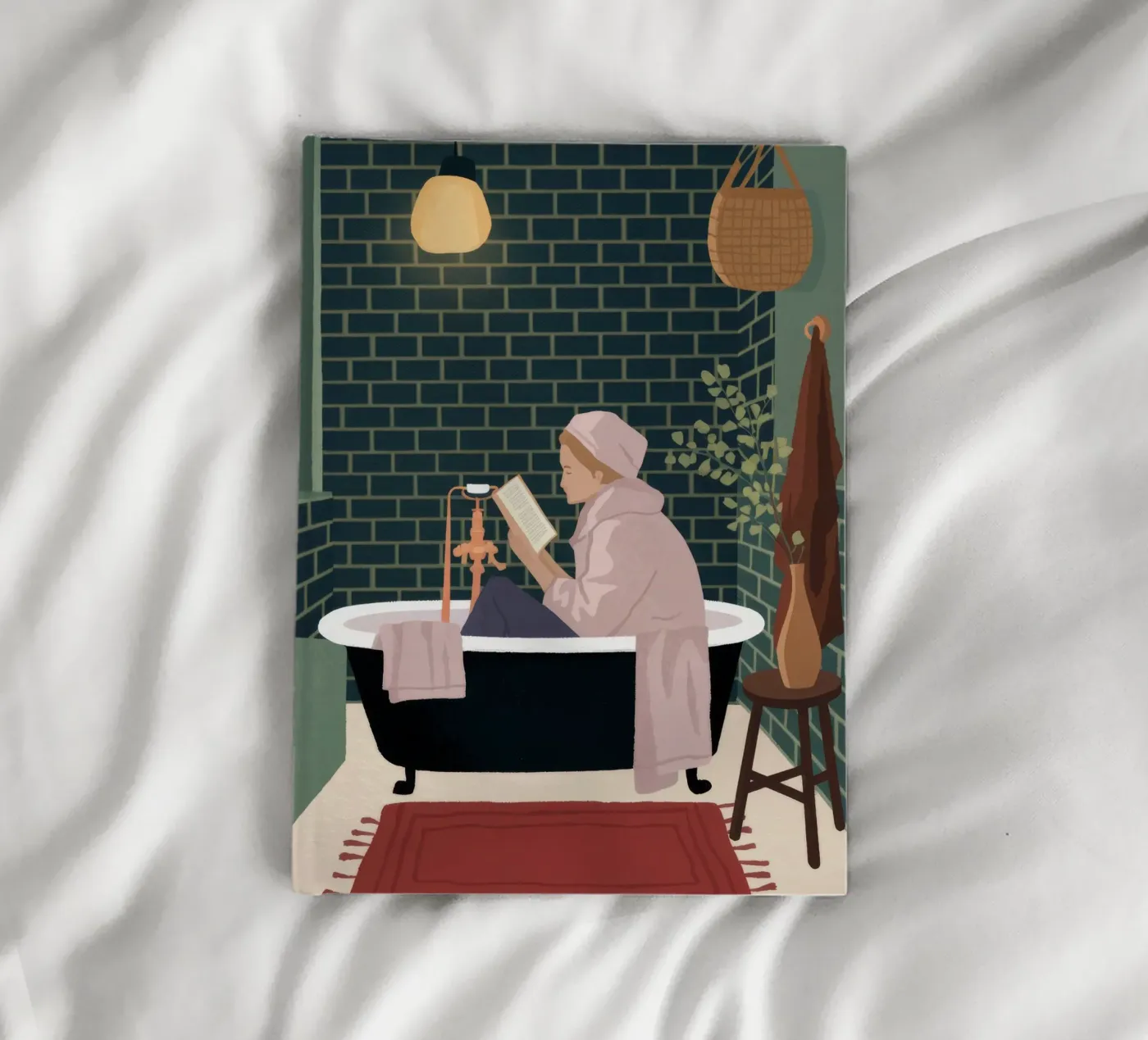 Luxurious Bath Time notebook by Fine Sanctuary
