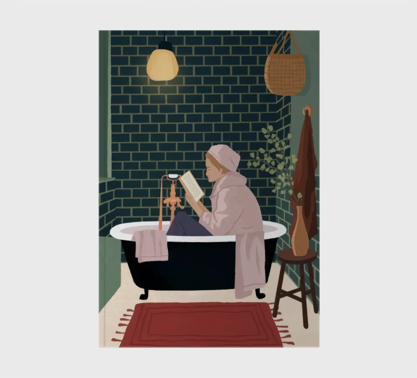Luxurious Bath Time notebook by Fine Sanctuary