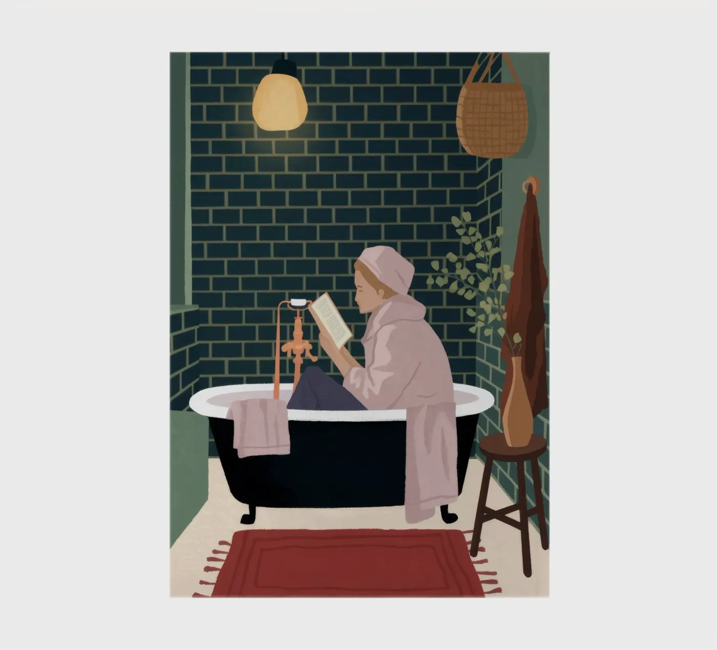 Luxurious Bath Time notebook by Fine Sanctuary