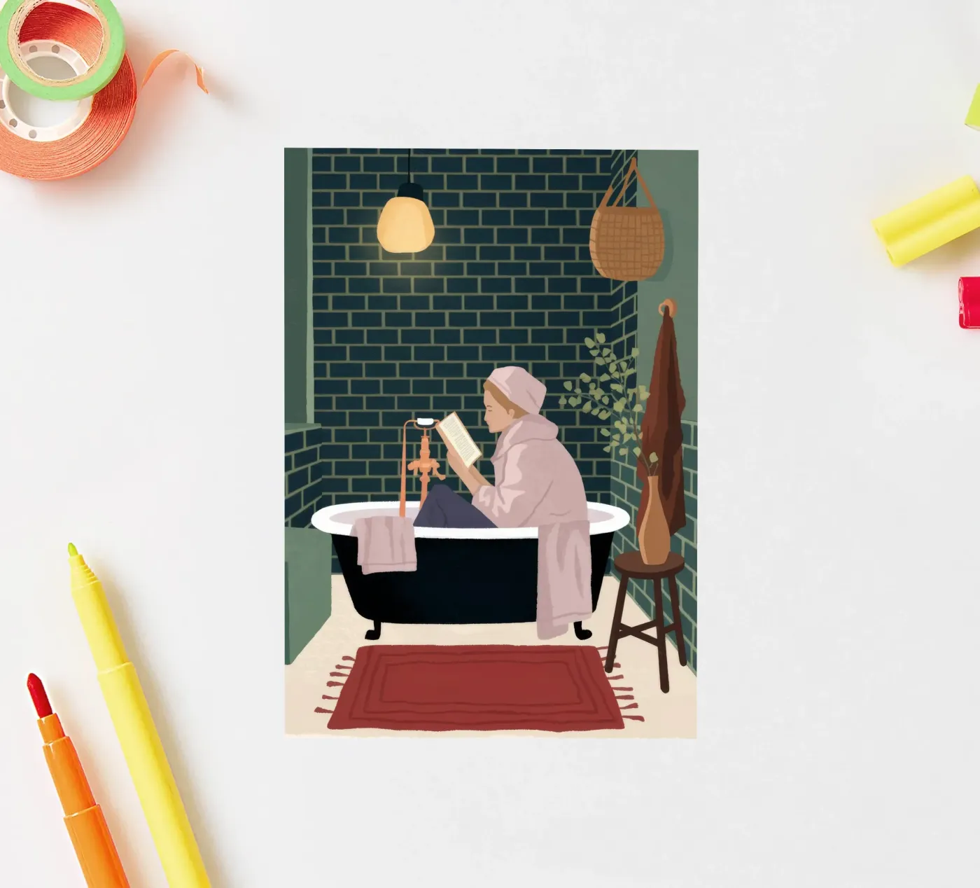 Luxurious Bath Time sticker by Fine Sanctuary