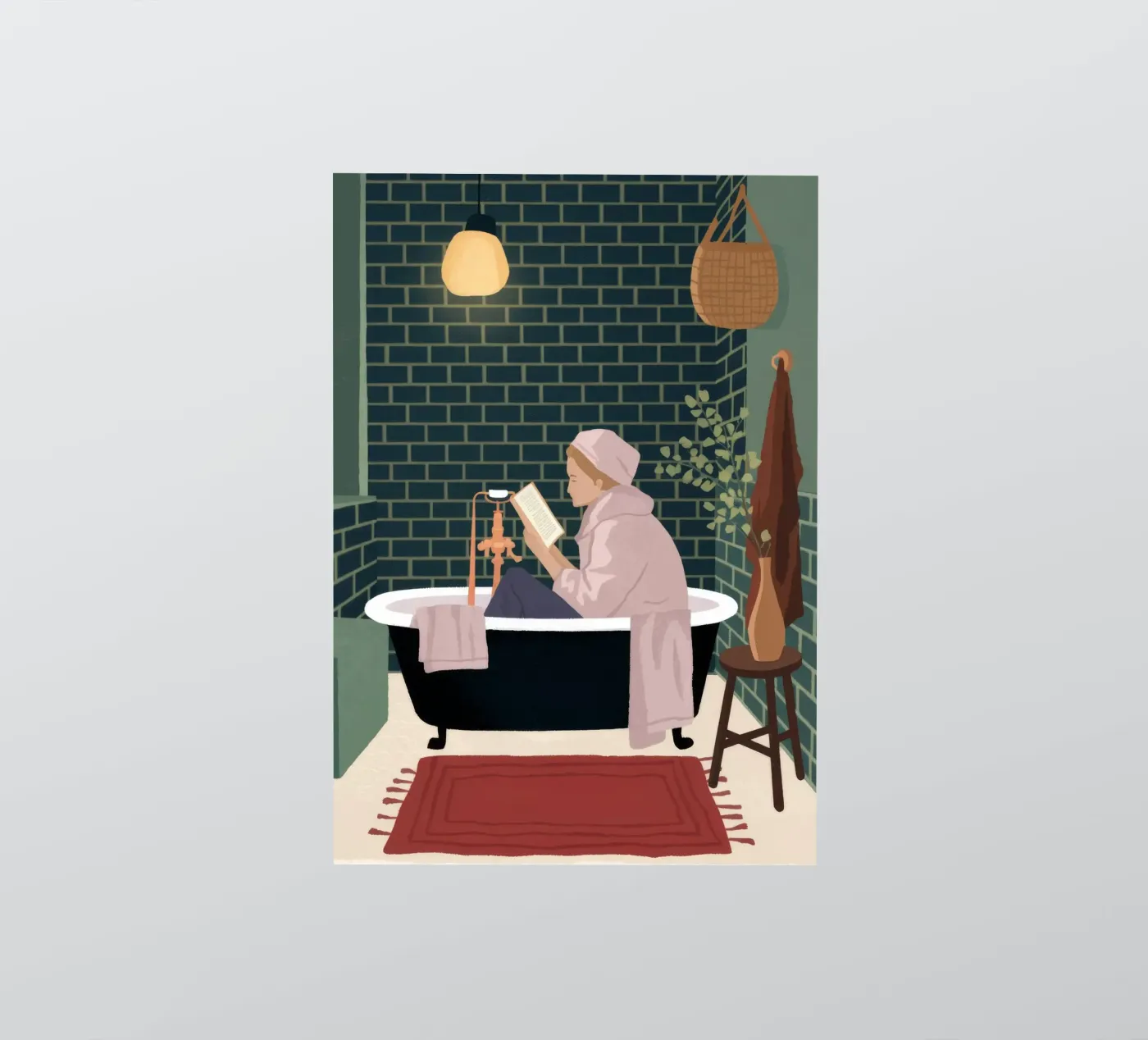 Luxurious Bath Time sticker by Fine Sanctuary