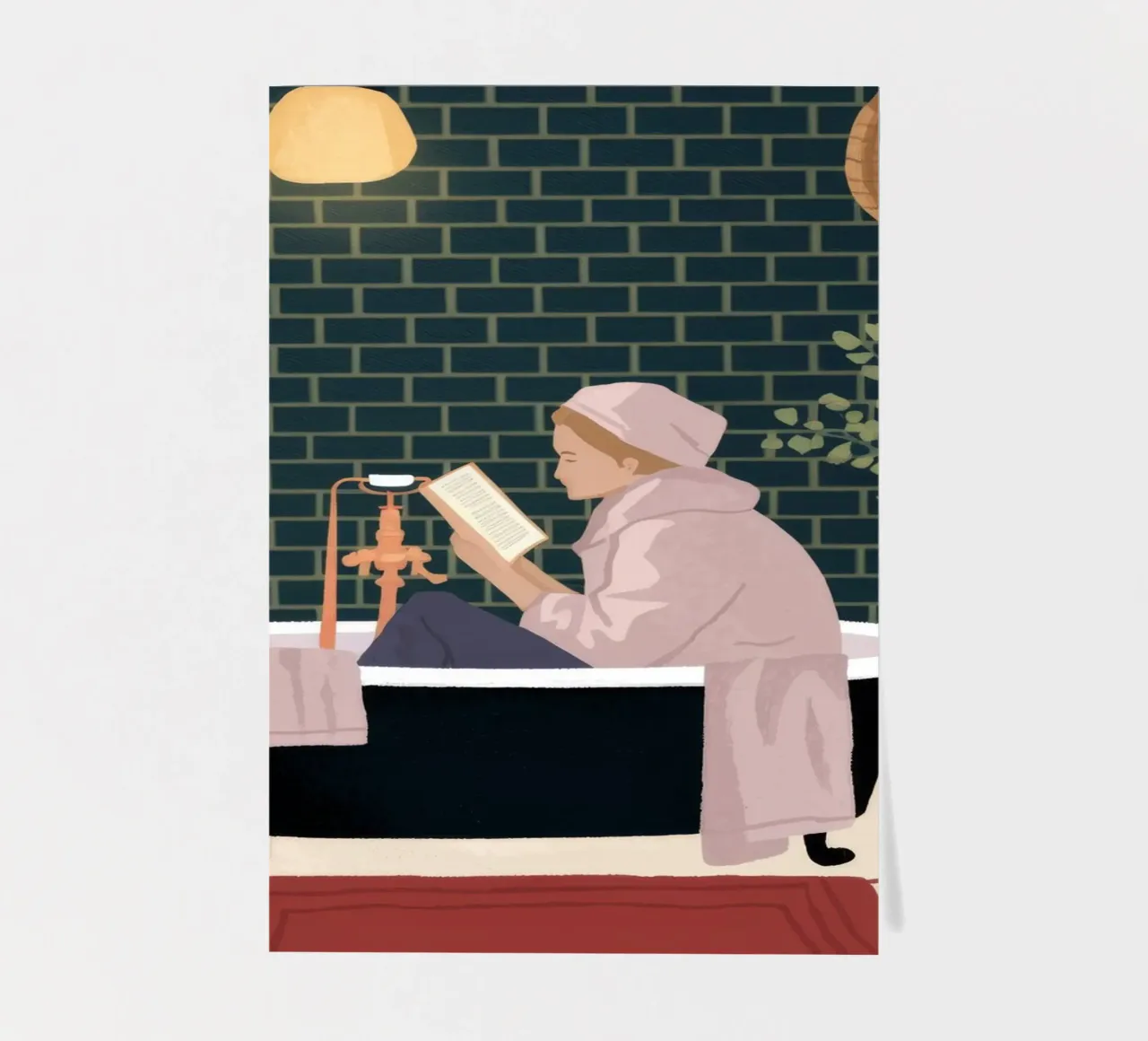 Luxurious Bath Time sticker sheet by Fine Sanctuary