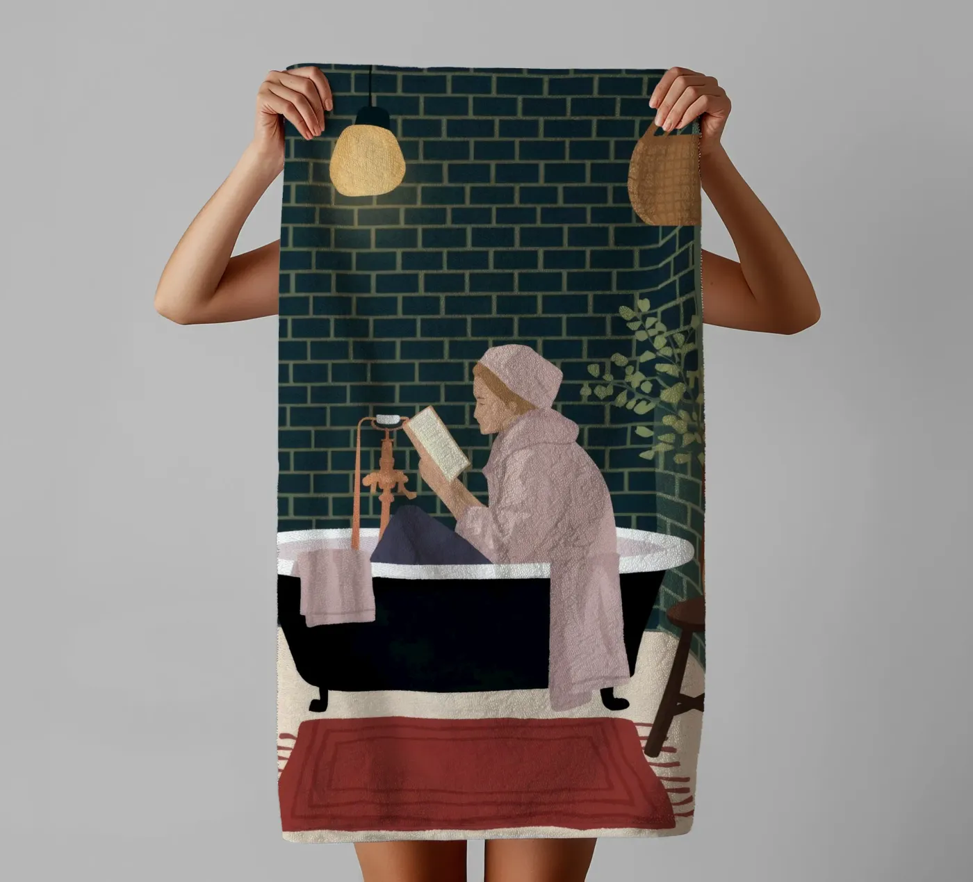 Luxurious Bath Time towel by Fine Sanctuary