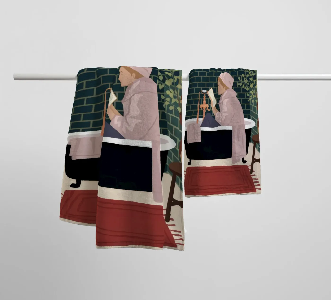 Luxurious Bath Time towel by Fine Sanctuary