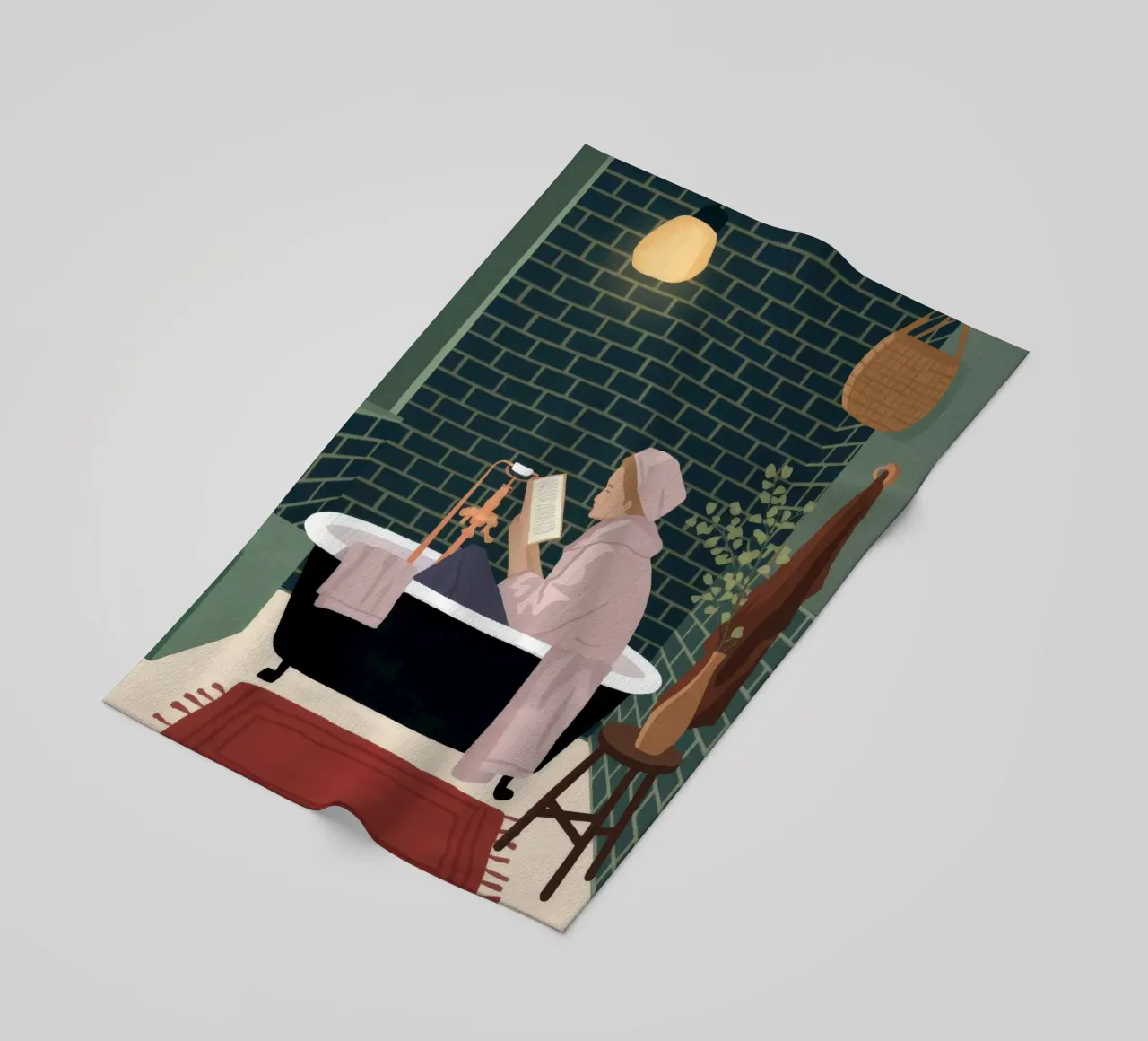 Un bagno di lusso telo mare da Fine Sanctuary