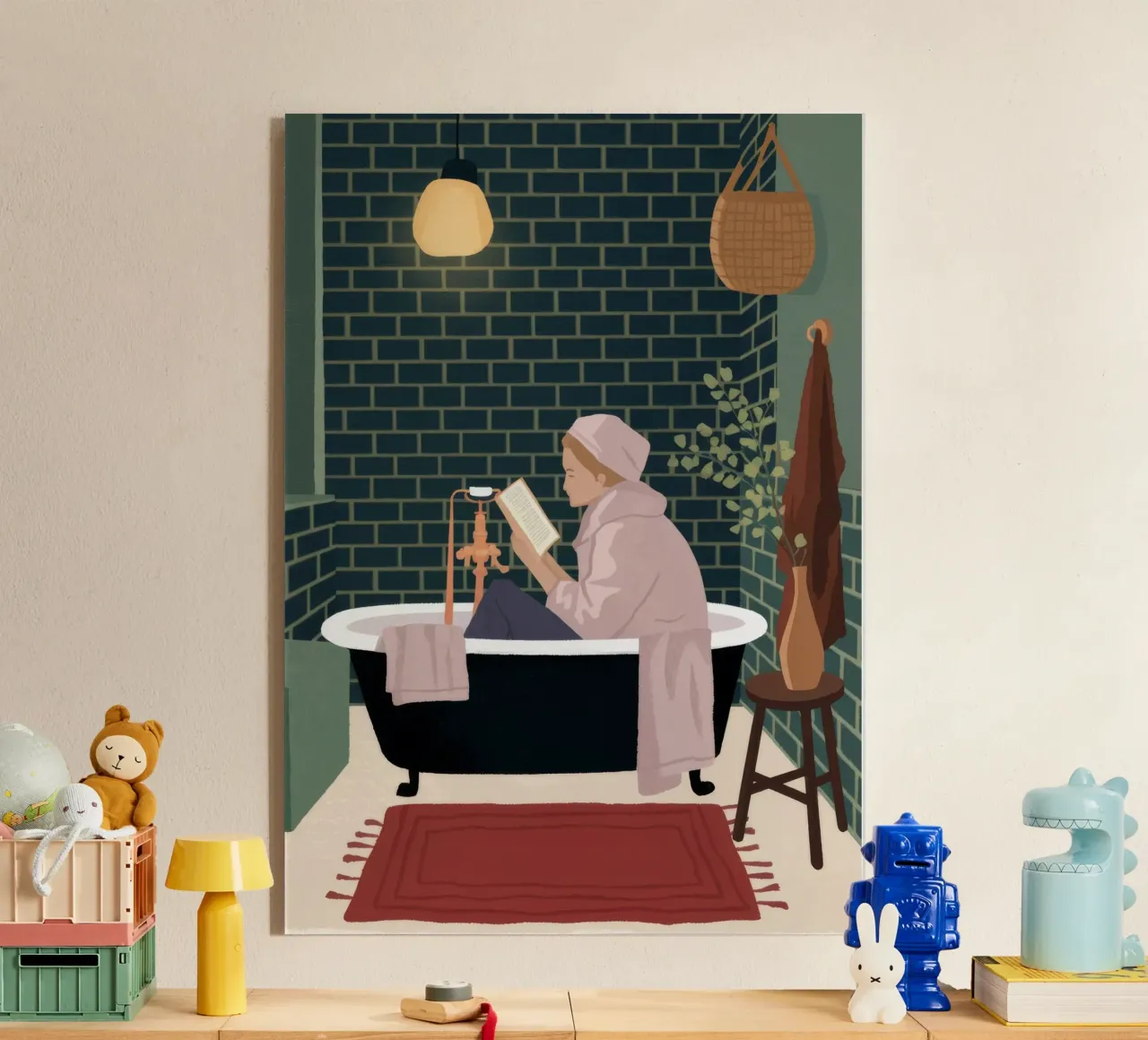 Luxurious Bath Time plexiglass da Fine Sanctuary