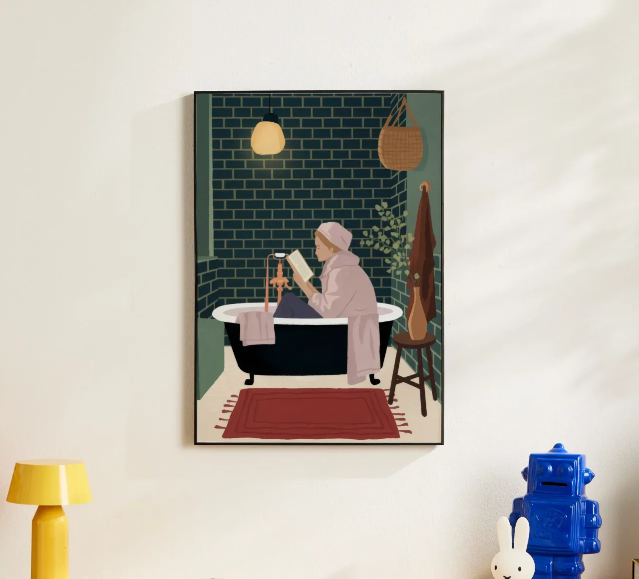 Luxurious Bath Time forex plate by Fine Sanctuary