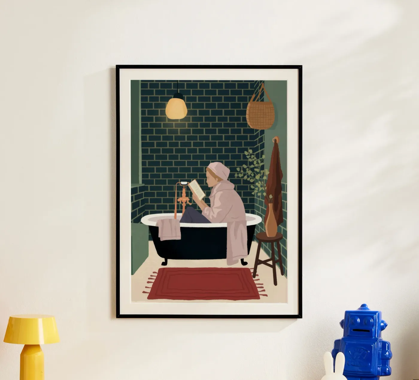 Luxe badtijd poster van Fine Sanctuary