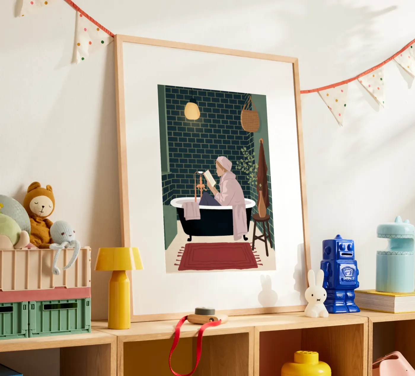 Luxe badtijd poster van Fine Sanctuary