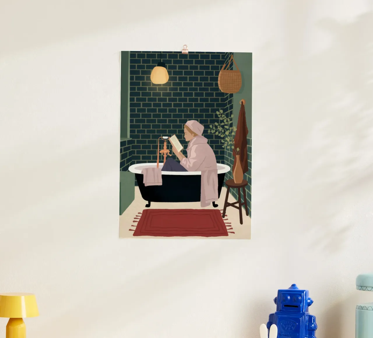 Luxurious Bath Time poster by Fine Sanctuary