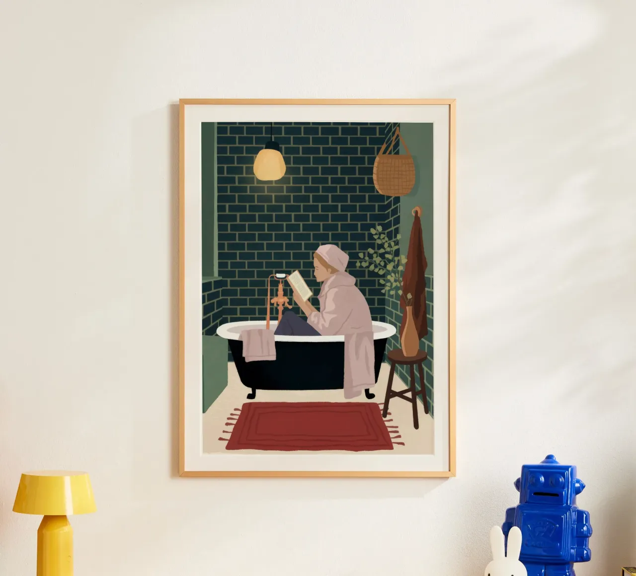 Luxurious Bath Time poster by Fine Sanctuary