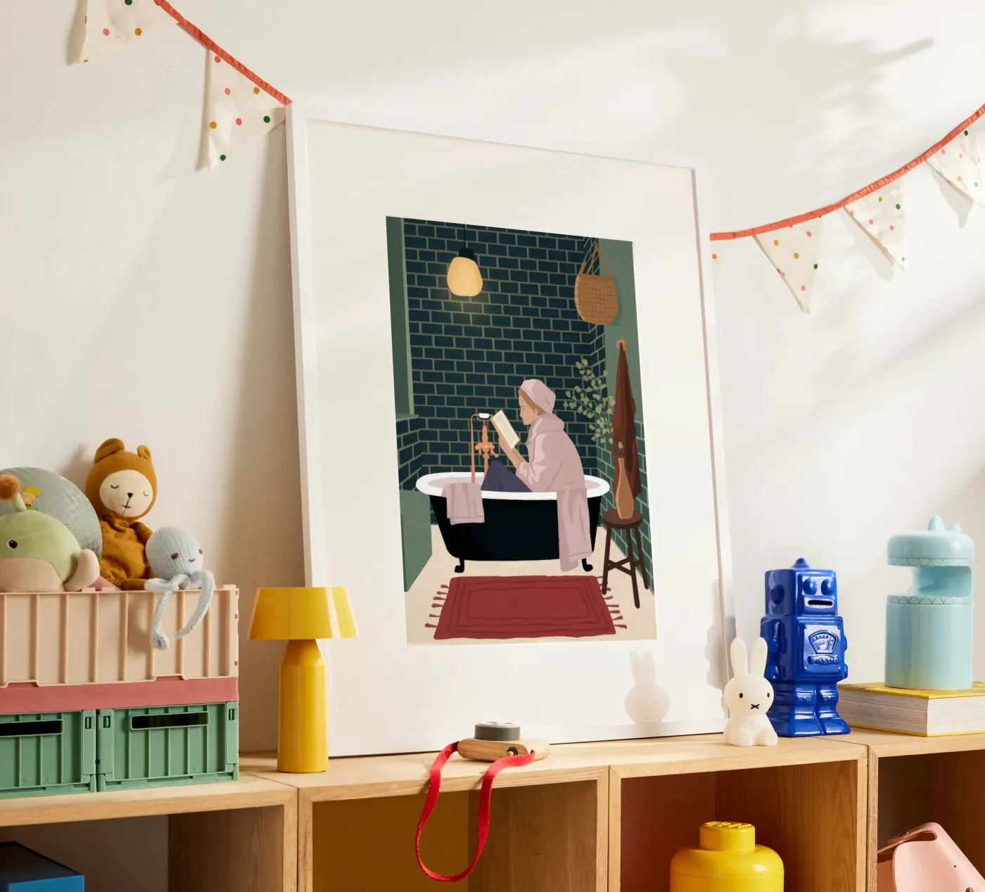 Luxe badtijd poster van Fine Sanctuary