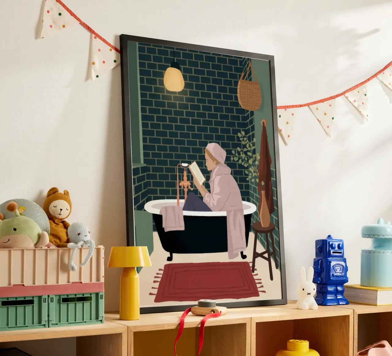 Luxurious Bath Time poster by Fine Sanctuary